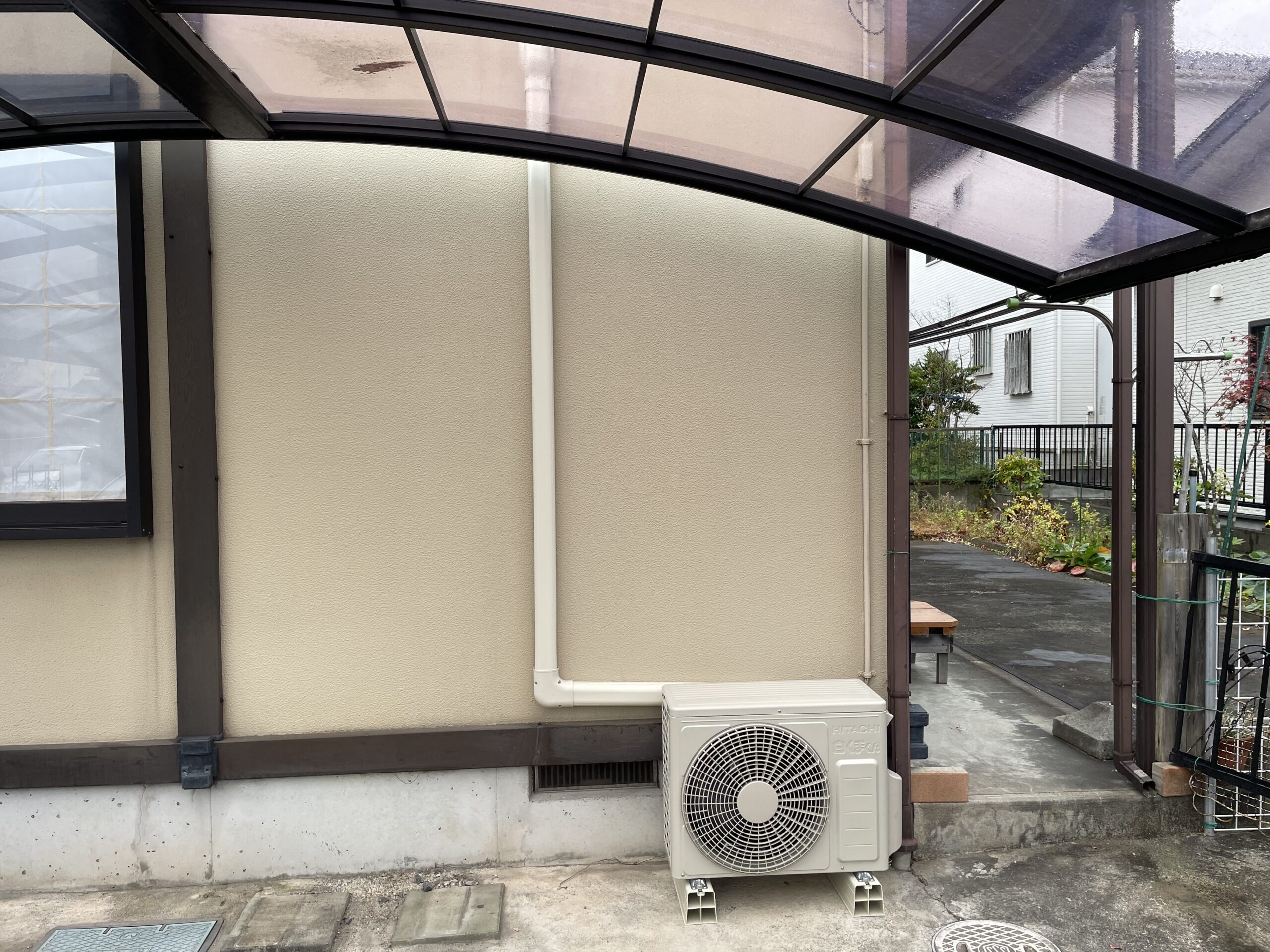 富谷市にて戸建てエアコン入替工事を行いました。